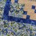 SALE. 35% OFF. SALE. Cozy Throw Blanket Floral Inspired Blue and Yellow Lap Quilt Morning Glory