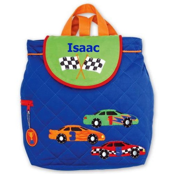 toddler backpack personalized cars quilted by toddler backpack personalized cars quilted by