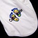 Personalized Thermal Baby Blanket Fabric Appliqued Feet