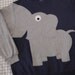 Elephant Trunk sleeve sweatshirt sweater jumper LADIES XXL NAVY Blue