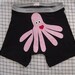 VALENTINO Octopants the romantic SEVEN legged octopus mens appliqued boxer shorts S,M,L,XL