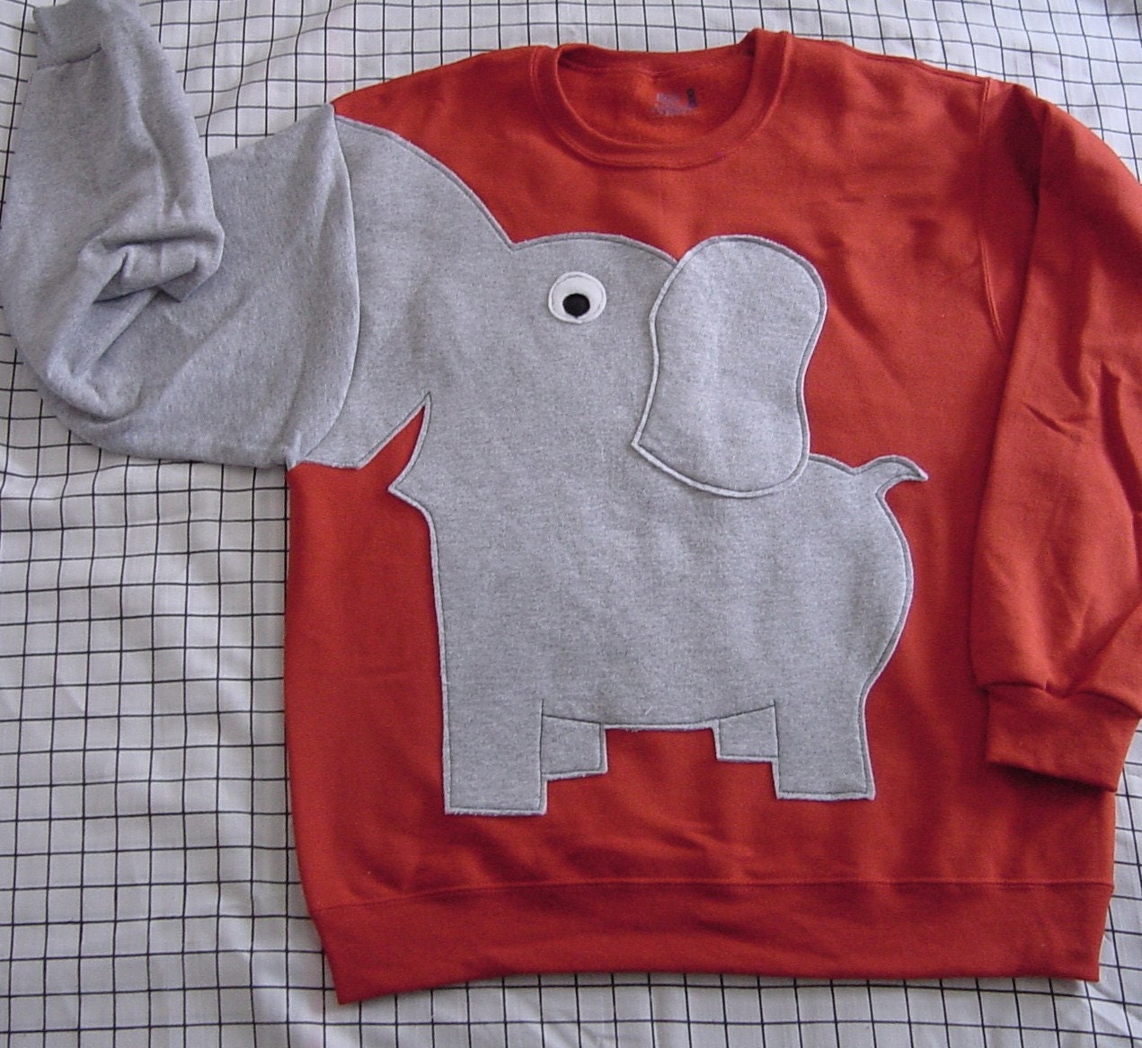 elephant trunk sleeve shirt