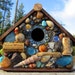 Tropical Mosaic Birdhouse