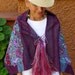 Vintage Embroidered Caplette/ Skirt Mexican Mayan Indigenous Costume 3