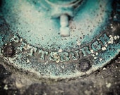 Pittsburgh Photography, Teal Decor, Rustic Decor, Pittsburgh Art, Pittsburgh Print, Grey Art, Aqua Art, Turquoise Art, Engraving, Patina. Pittsburgh Photography, Teal Decor, Rustic Decor, Pittsburgh Art, Pittsburgh Print, Grey Art, Aqua Art, Turquoise Art, Engraving, Patina.
