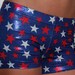 Child Mystique Blue Patriotic Shorts for Dance, Cheer and Gymnastics