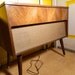 RESERVED FOR melodyavis Mid Century Modern Record Player in Cabinet