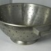 RESERVED Vintage Stainless Steel Colander Large Size