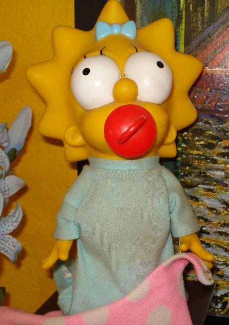 maggie simpson plush doll