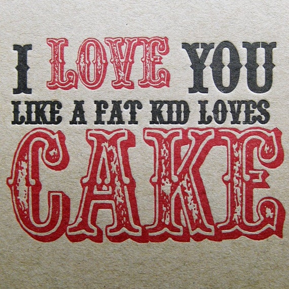 cake loves Fat girl