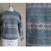 Chunky Wool Sweater 1980s Preppy