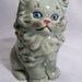 Ceramic Persian Cat Planter Vintage Goldammer