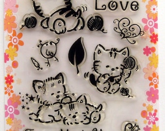 Funny Animals - FLONZ clear stamps - set 5