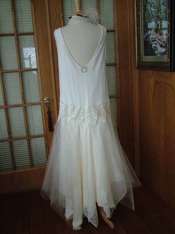 Wedding dress Custom handmade Vintage Wedding dress 1920s