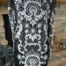 Fabulous black white beaded dress flapper perfect roaring twenties wedding gown