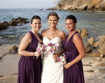 Convertible Infinity Dress Bridesmaid Dress - Jersey Wrap Style