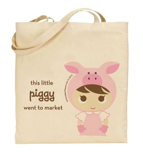 Items similar to Piggy Tote Bag on Etsy