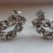 Vintage Rhinestone screw back earrings.