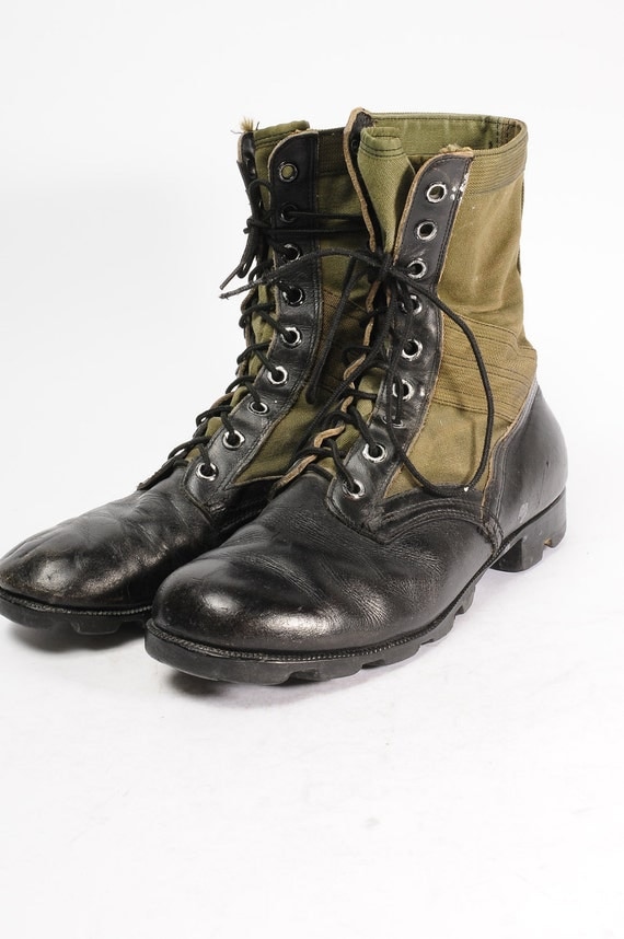 narrow combat boots