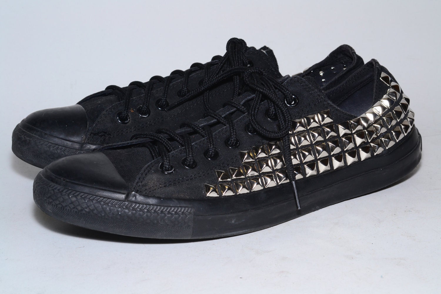 platform studded converse