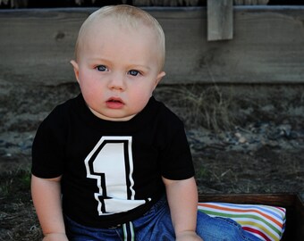 Sporty Jersey Birthday Tee for Boys..........Front Number only