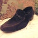 Bruno Magli Loafers, Vintage Loafers, Italian Brown Suede Loafers 10