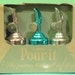 Vintage Mad Men Bar Ware, Metallic Pour Spout, Pink Aqua Chrome Pour-Its by Kipps