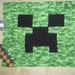 Minecraft Creeper rug