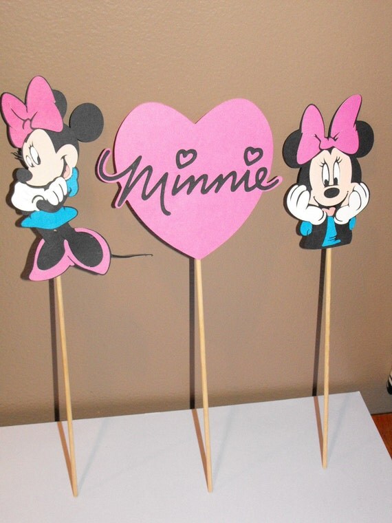 Minnie Mouse Cake Toppers Disney Minnie Mouse CenterPiece