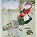 Vintage 1955 Alice in Wonderland Illustrated Book Pages - Marjorie Torrey (flamingo)