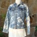 reserved for Taylor//BLEACHED LEVIS DENIM jacket vintage 1980s punk rock sz S