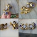 Miriam Haskell Signed Exquisitely Gorgeous Earrings/ Extremely RARE/ Floral Clip Backs