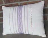 Items similar to Decorative Pillow Heirloom Style Lavender Lace SAMPLE SALE on Etsy