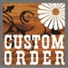 Custom order for Krista