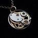 Clockwork Pendant "Anachronism" Intricate Mechanical Watch Gear Necklace Wearable Art Sculpture Steampunk Pendant A Mechanical Mind OOAK