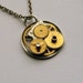 Clockwork Pendant "Triclops" Intricate Mechanical Watch Gear Necklace Wearable Art Sculpture Steampunk Pendant A Mechanical Mind OOAK