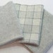 Grayed Lights, 3) Fat Eighths Wool Fabric, J297