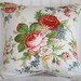 Ralph Lauren Garden Club/White - 16 inch Pillow Cover - Pink - Red - Green - Blue - Yellow - Taupe - White