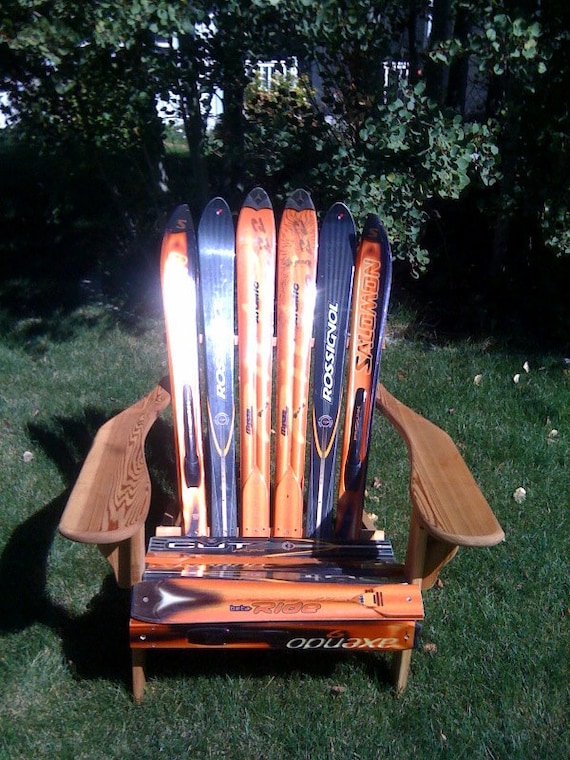 Custom Adirondack Ski Chairs