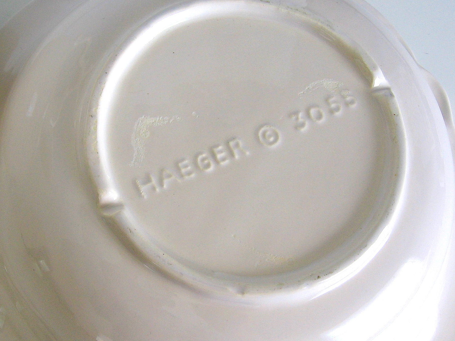 Vintage Pottery Pitcher and Bowl Set by Haeger USA