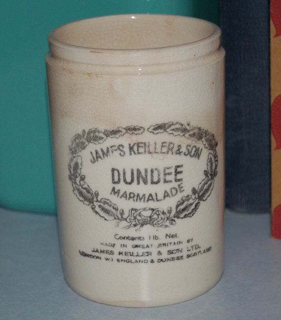 Vintage Dundee Marmalade Stoneware Jar