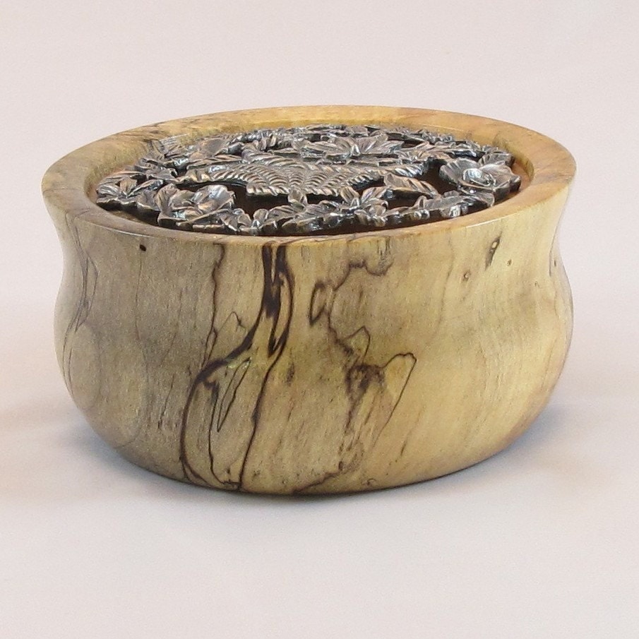 Maple Wood Potpourri Holder by RicksWoodArt on Etsy