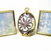 5 Gold Metal Picture Frames 4 Half x 3 Half