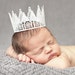 Maria- Elegant white crown delicate lace crown fit for royalty