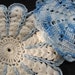 Lot of 2 Vintage Handmade Doily Hot Pads Pot Holders