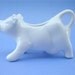 Vintage Cow Creamer Milk Creamer White Cow Ceramic Moo Cow Creamer Milk Dispenser Cow Figurine Cow Porcelain Coffee Creamer White Pottery