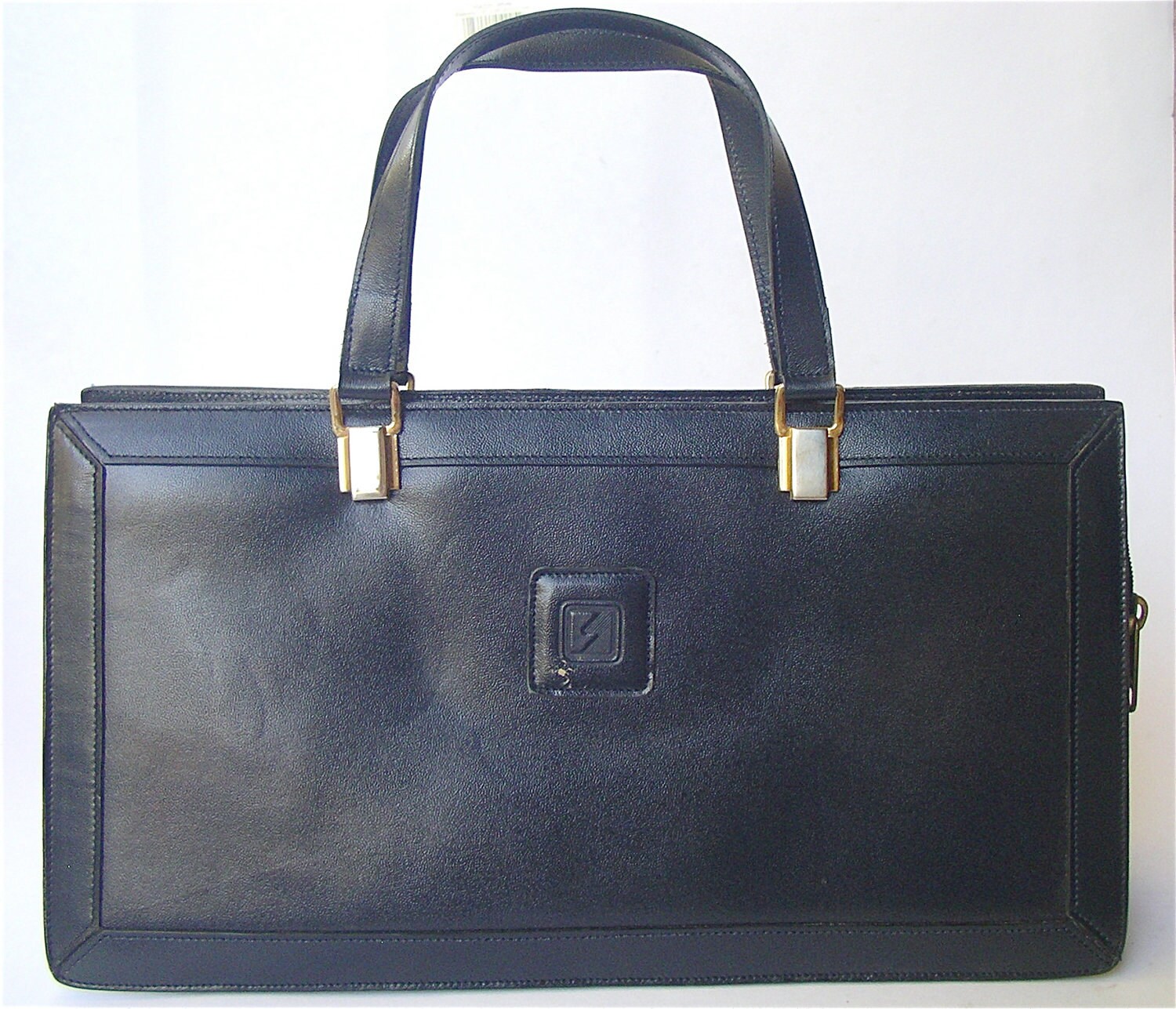 Navy Blue Handbag Dark Blue Handbag Midnight Blue Leather