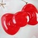 SALE - 1 pc - BIG Red Kitty Bow Decoden Cabochon (59x34mm) BL10001