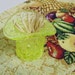 Small Vase Fenton Yellow Top Hat Toothpick Holder