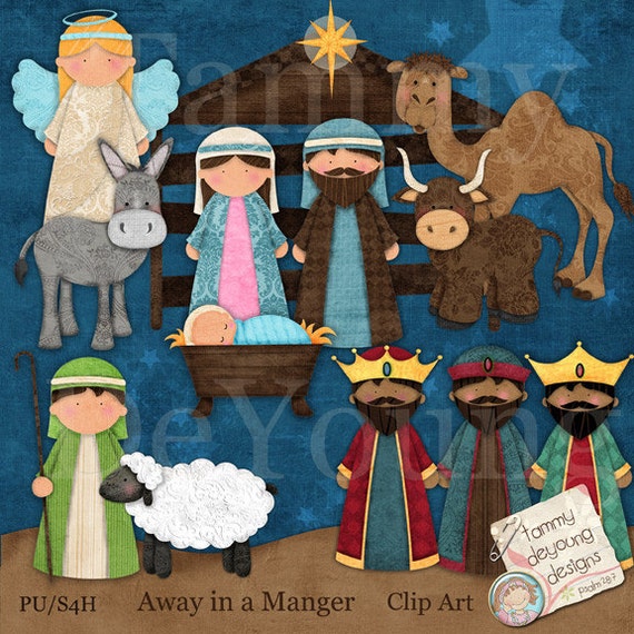 clip art nativity pictures - photo #14